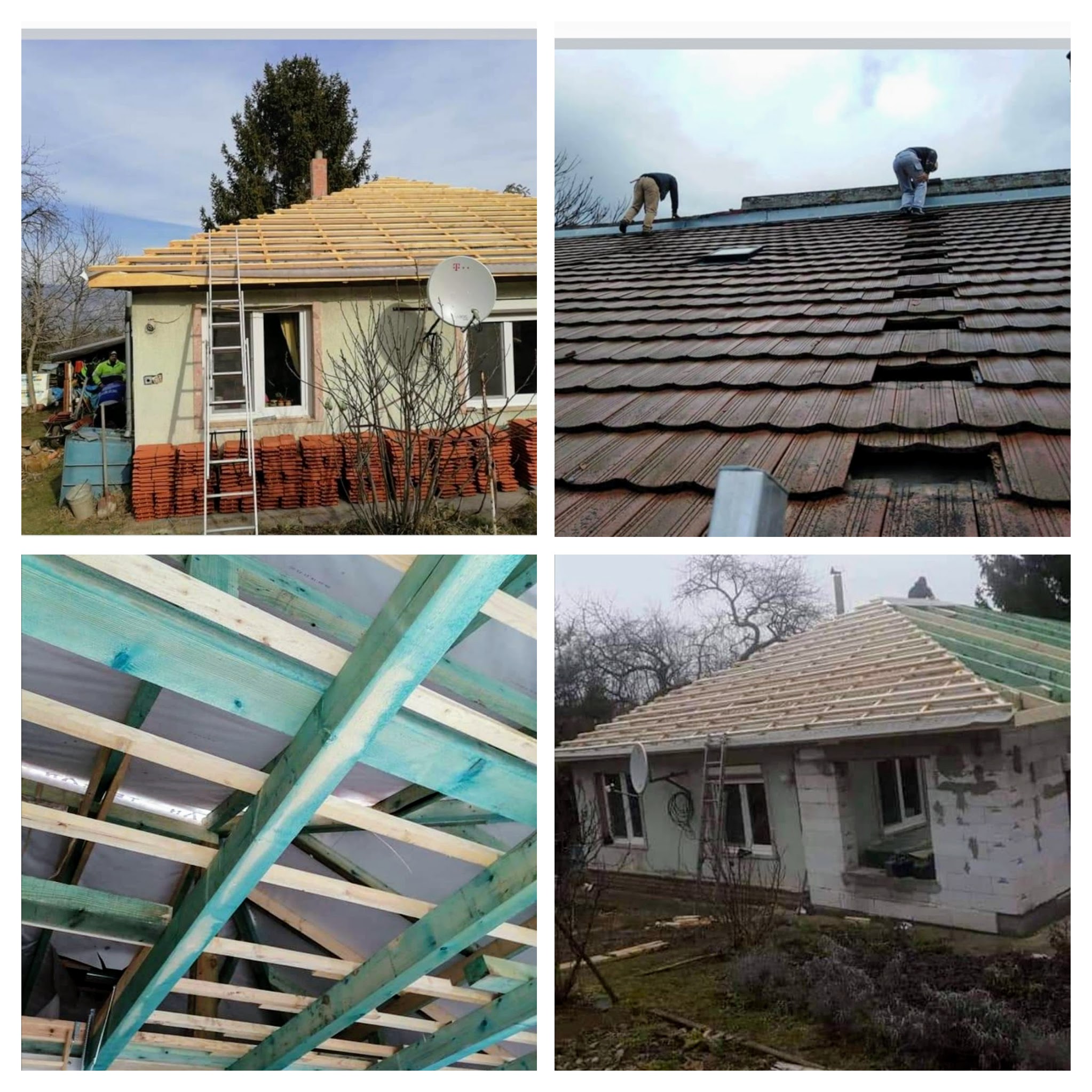 Cseréptetők javítása